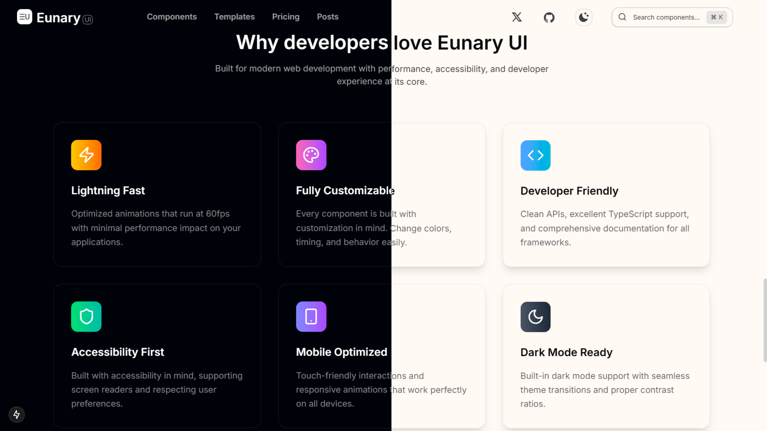 Illustrative image for Theme Toggler components, A theme toggler button